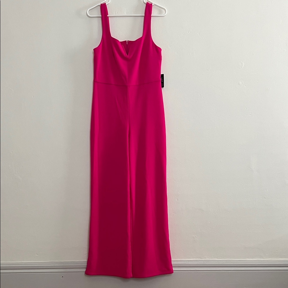 Express Vibrant Pink Jumpsuit
